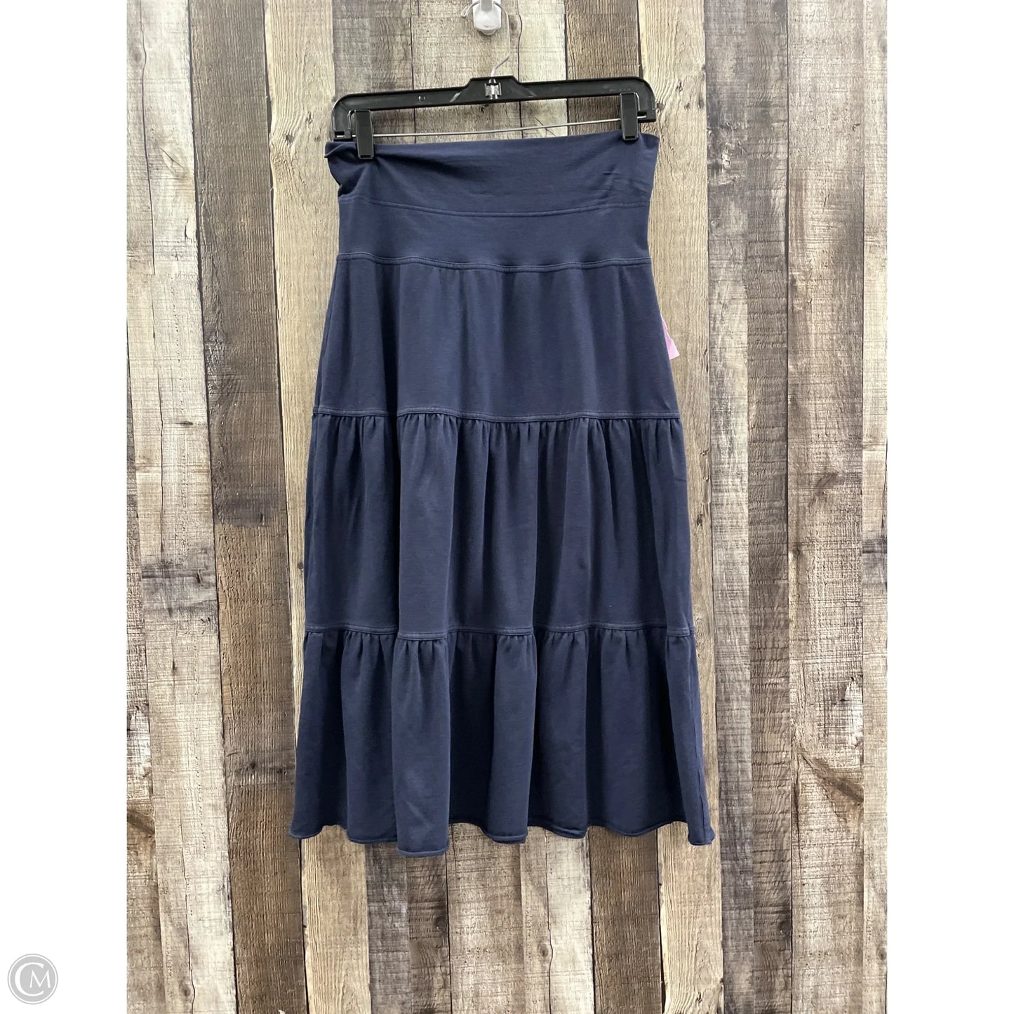 Skirt Midi By Loft In Navy, Size: S