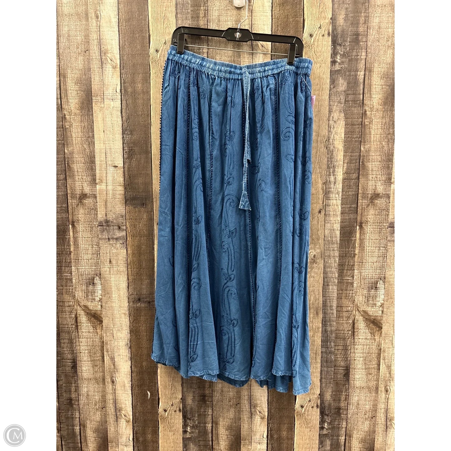 Skirt Maxi By Studio West In Blue, Size: L