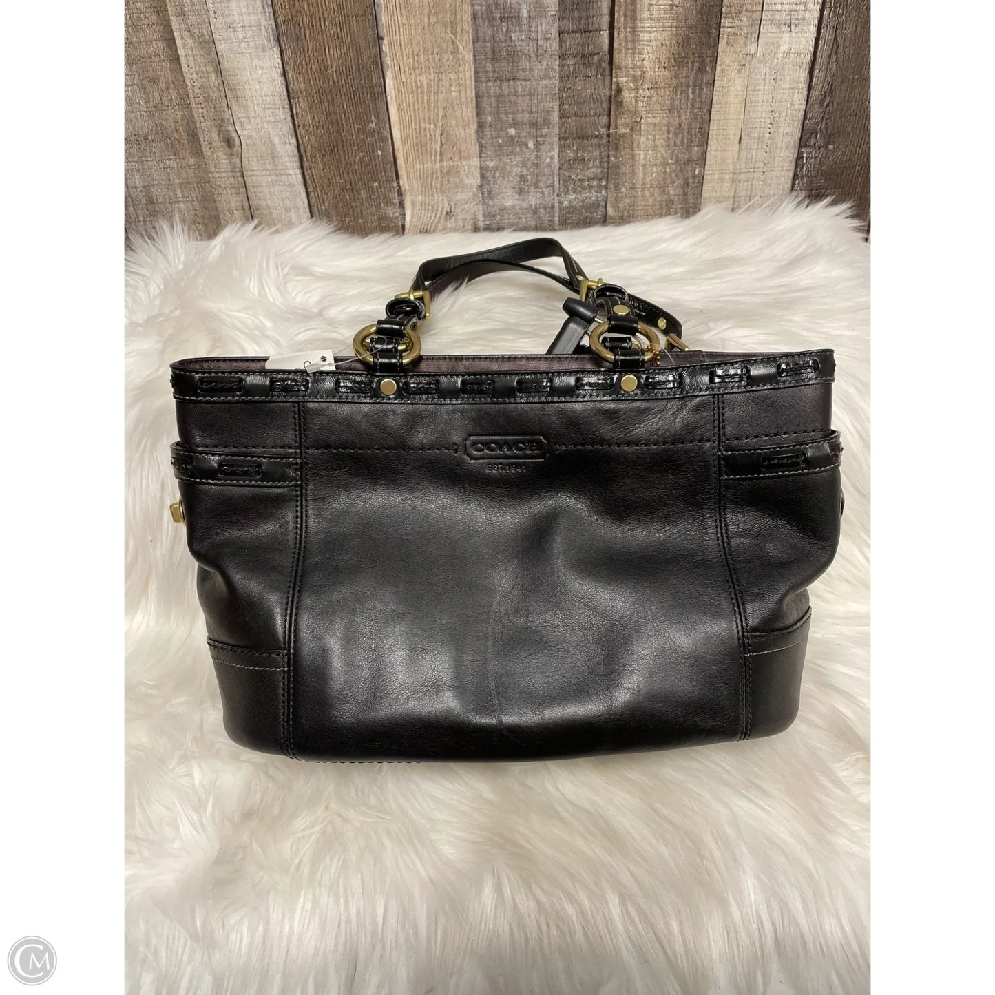 Handbag Designer By Coach, Size: Medium
