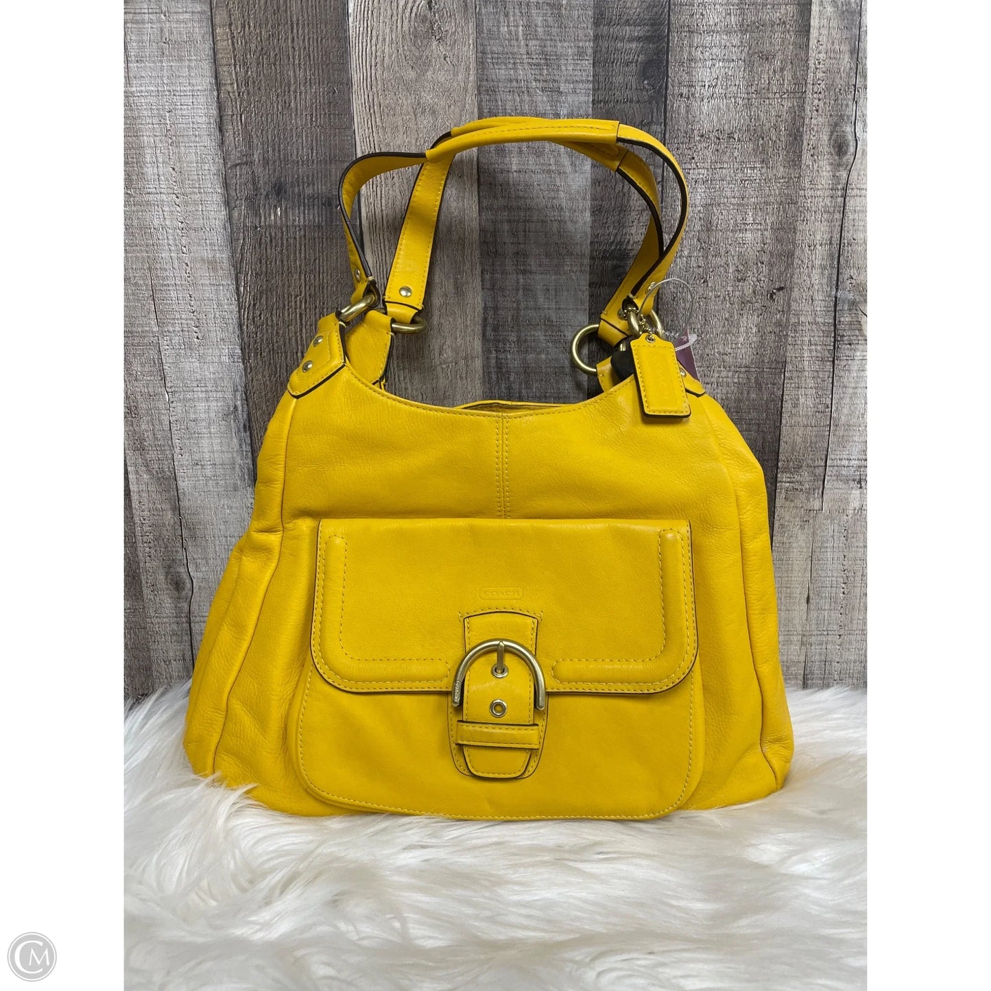Handbag Designer By Coach, Size: Medium