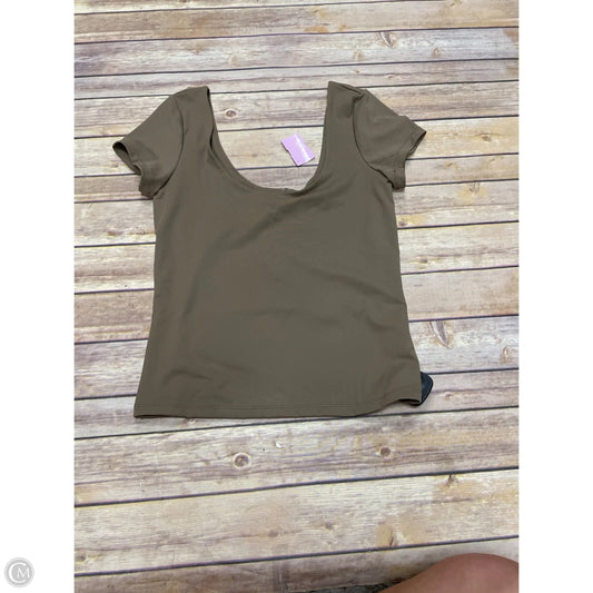 Top Short Sleeve By Old Navy In Brown, Size: M