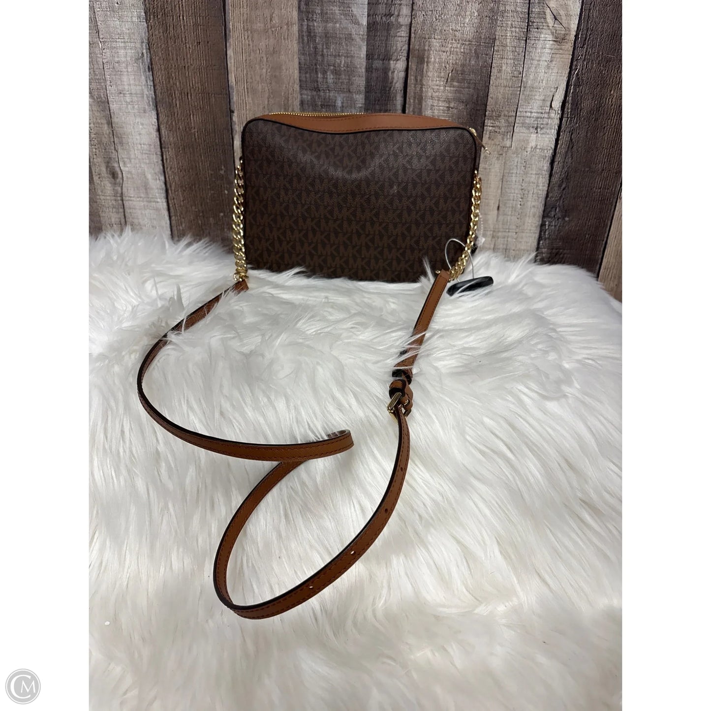 Crossbody Designer By Michael Kors, Size: Medium