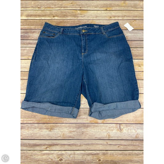 Shorts By Croft And Barrow In Blue Denim, Size: 18