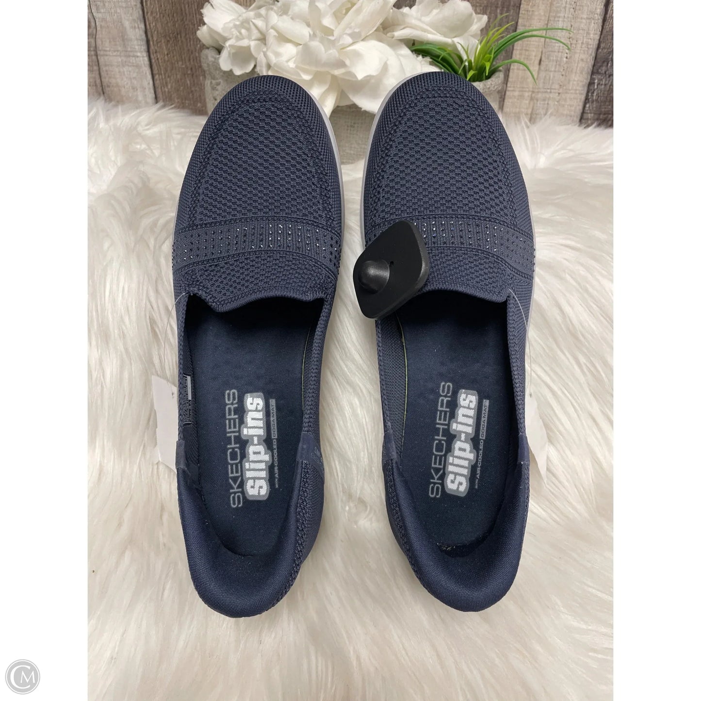 Shoes Athletic By Skechers In Navy, Size: 9.5