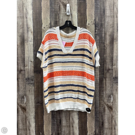 Sweater Short Sleeve By Cmf In Multi-colored, Size: 2x