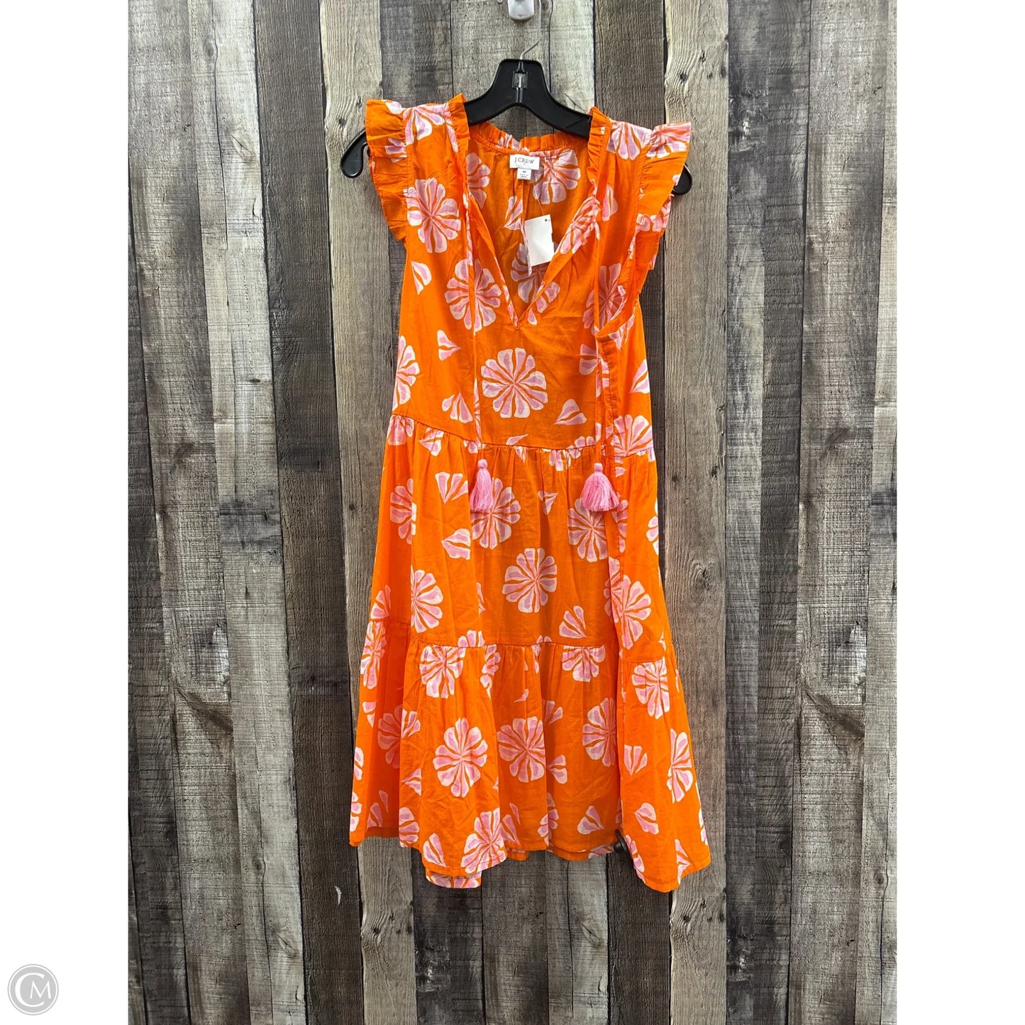 Dress Casual Short By J. Crew In Orange, Size: M