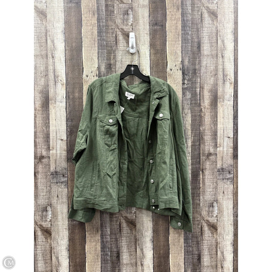 Jacket Other By Candace Cameron Bure In Green, Size: 2x