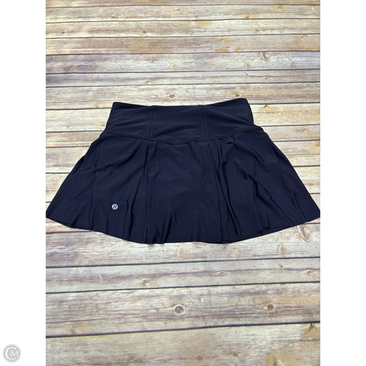 Athletic Skort By Lululemon In Grey, Size: 8