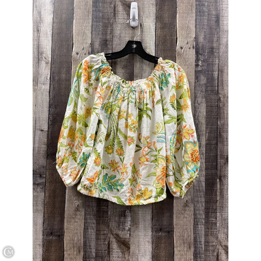 Top 3/4 Sleeve By Rachel Roy In Multi-colored, Size: M