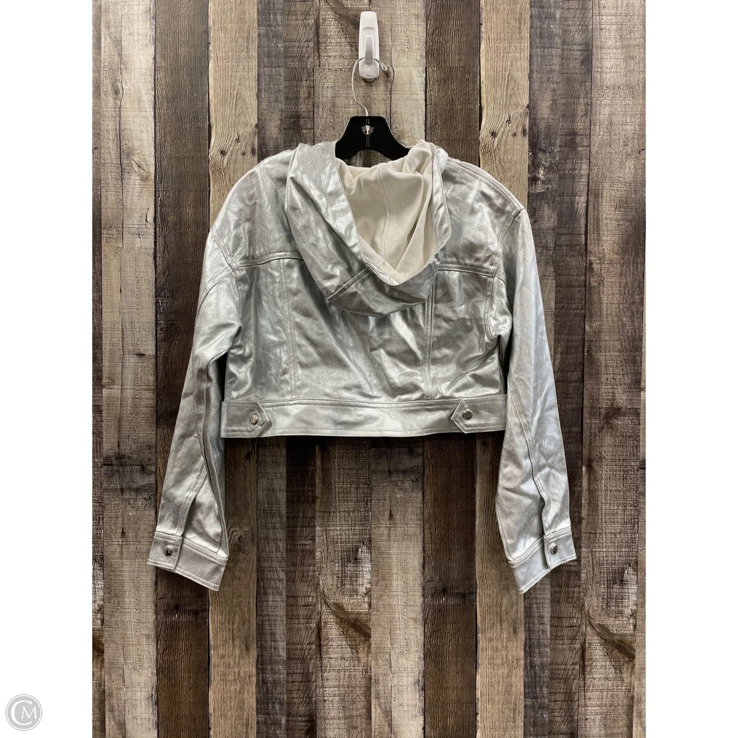 Jacket Other By Forever 21 In Silver, Size: S