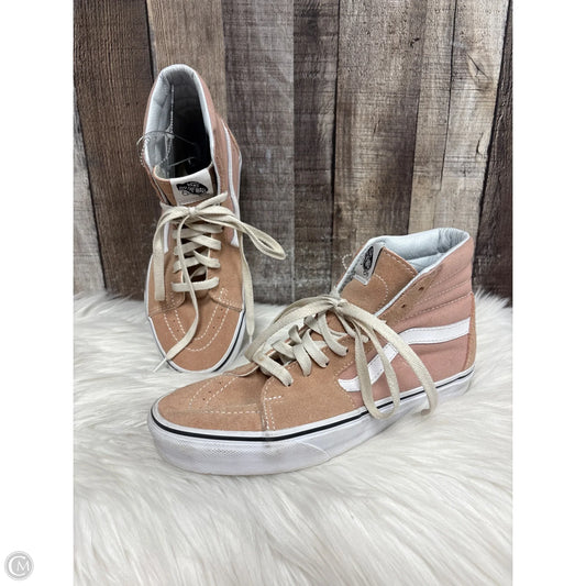 Shoes Sneakers By Vans In Coral, Size: 8