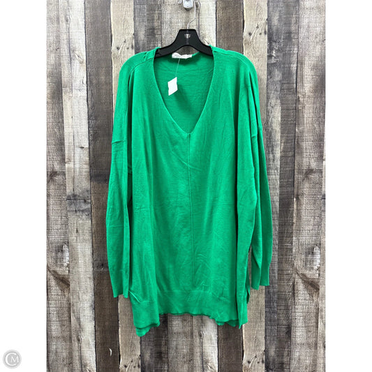 Sweater By Chicsoul In Green, Size: 3x