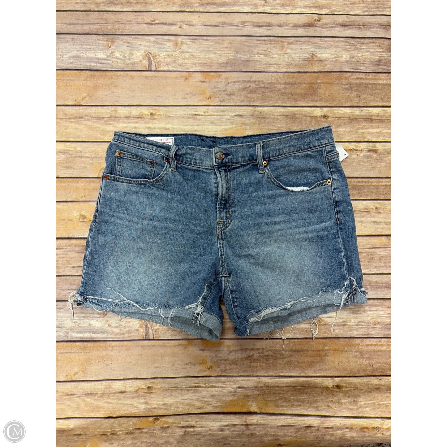 Shorts By Gap In Blue Denim, Size: 14