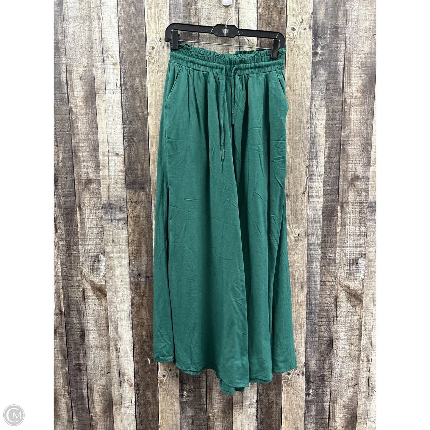 Pants Wide Leg By Cmf In Green, Size: S