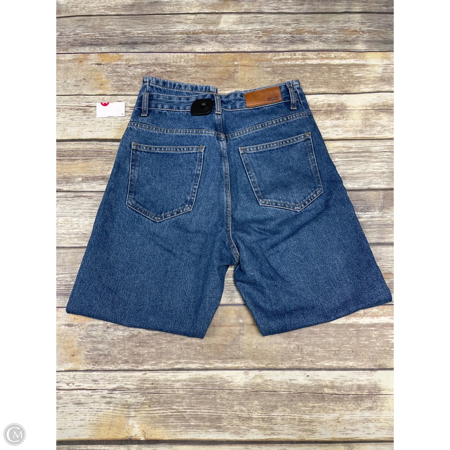 Jeans Straight By Nasty Gal In Blue Denim, Size: 4