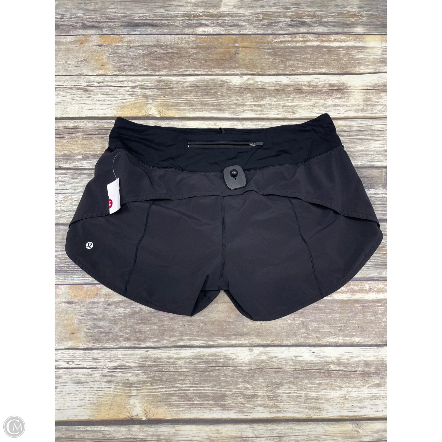 Athletic Shorts By Lululemon In Black, Size: 12