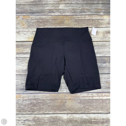 Athletic Shorts By Lululemon In Black, Size: 12