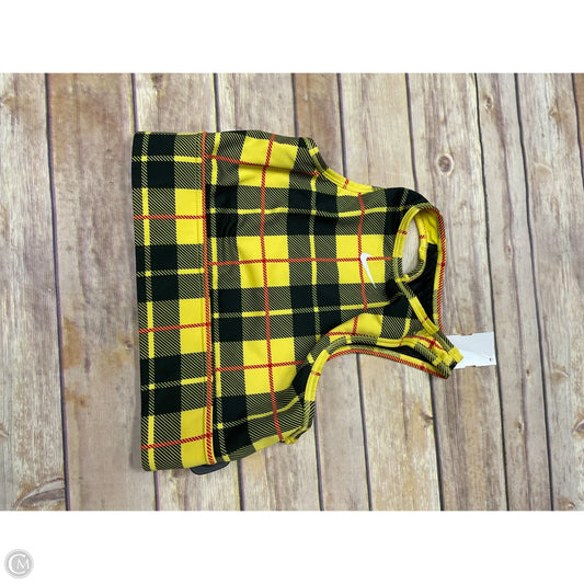 Athletic Bra By Nike In Plaid Pattern, Size: S