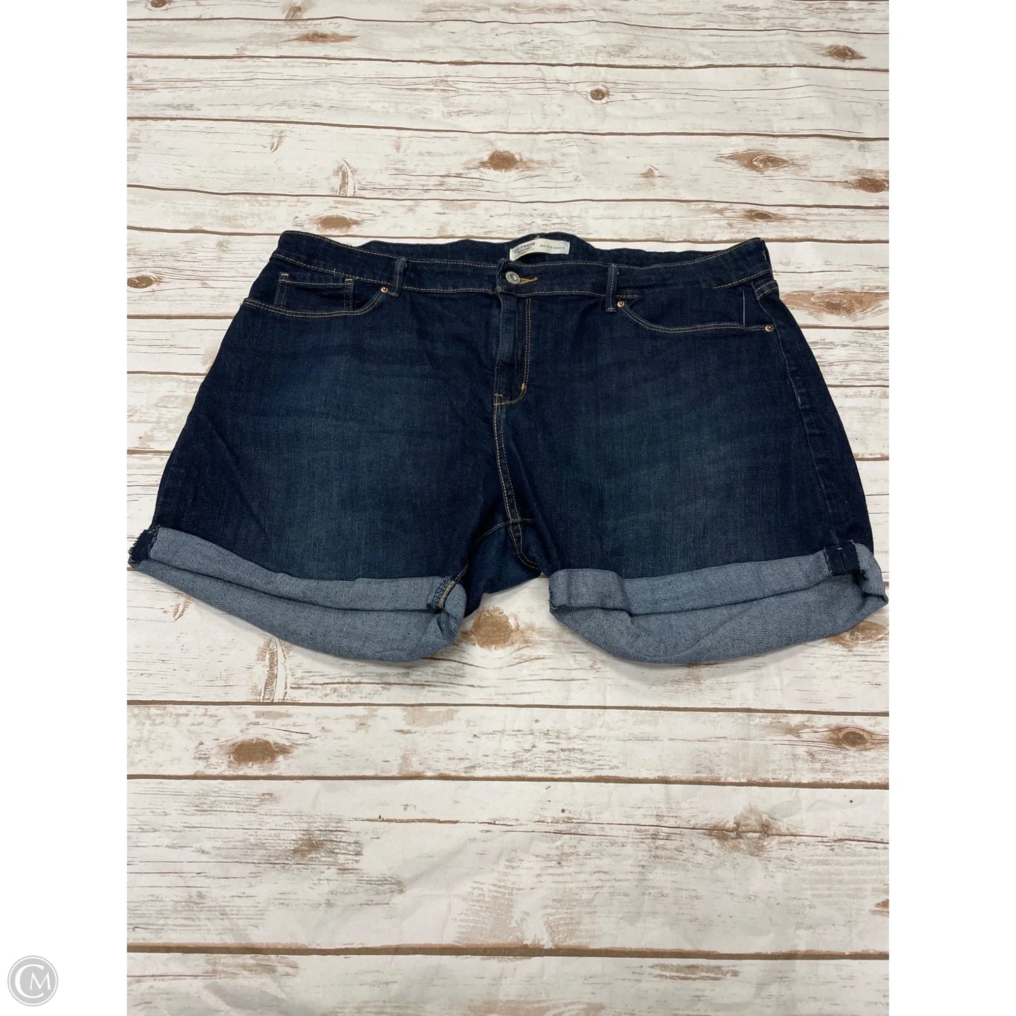 Shorts By Levis In Blue Denim, Size: 20