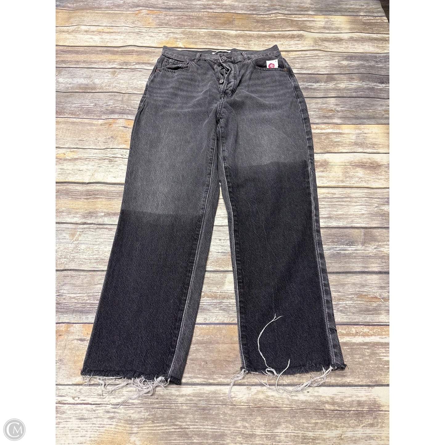 Jeans Straight By Pacsun In Grey Denim, Size: 10