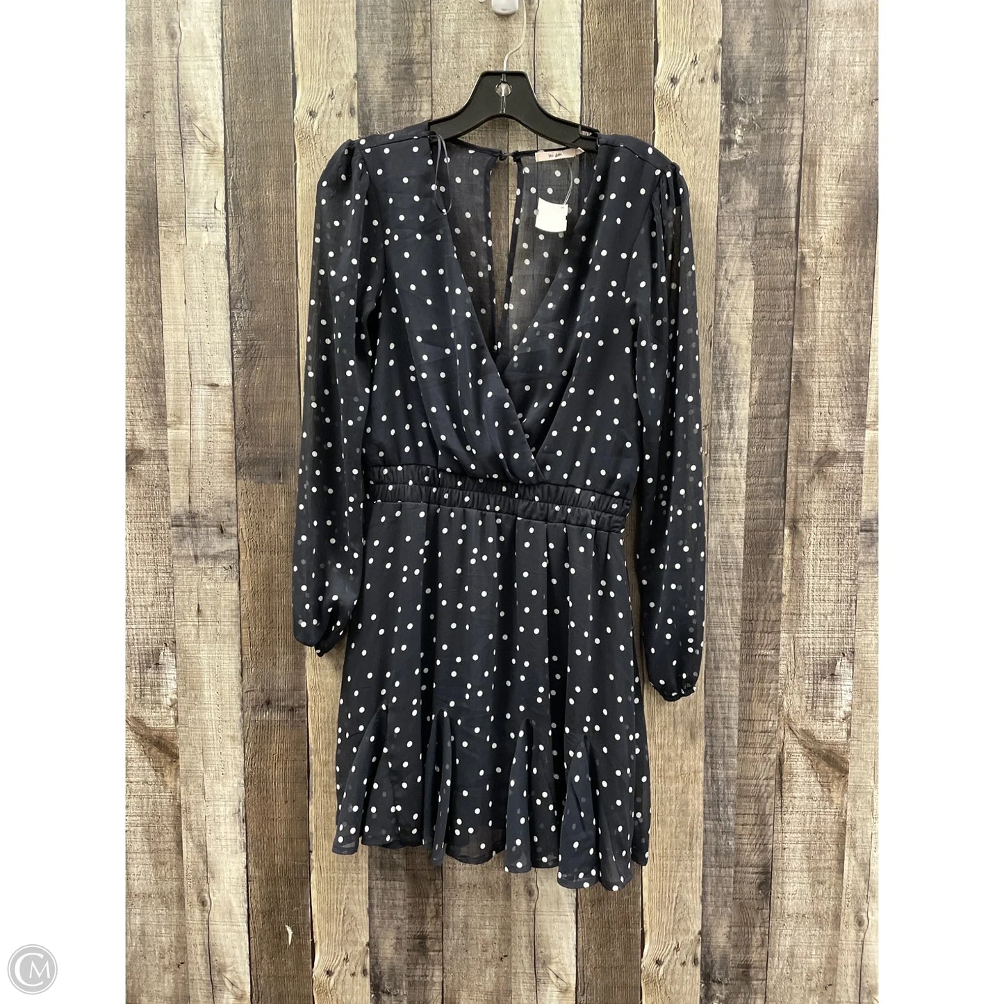 Dress Casual Short By Mi Ami In Polkadot Pattern, Size: S