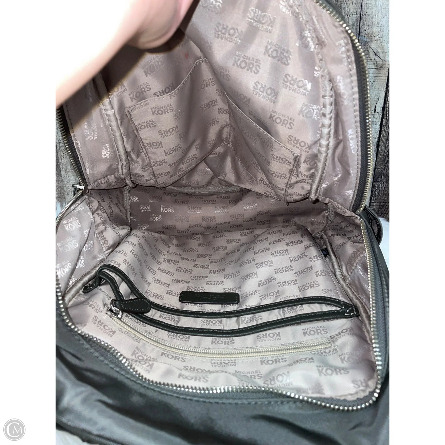 Backpack Designer By Michael Kors, Size: Large