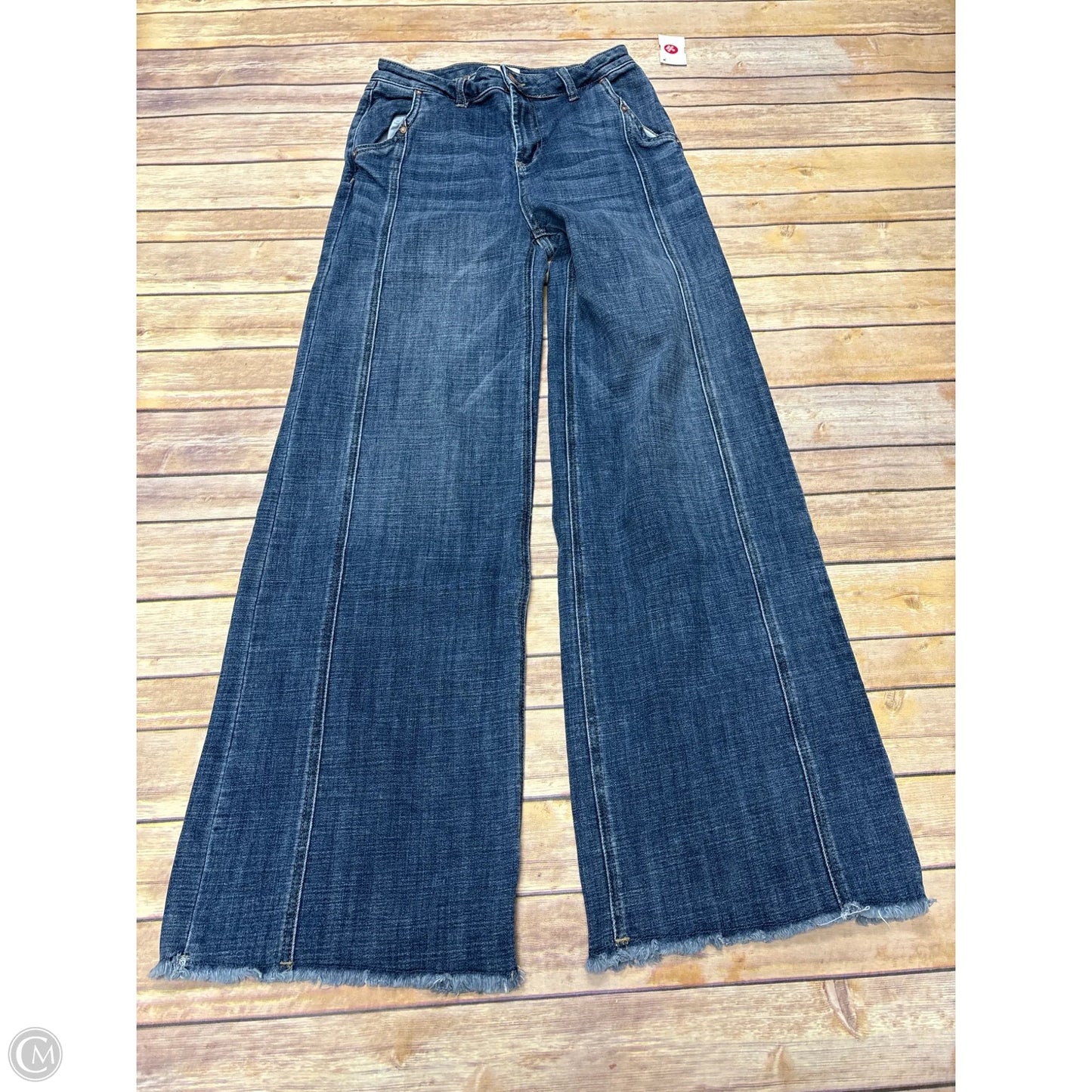 Jeans Wide Leg By Cme In Blue Denim, Size: 6