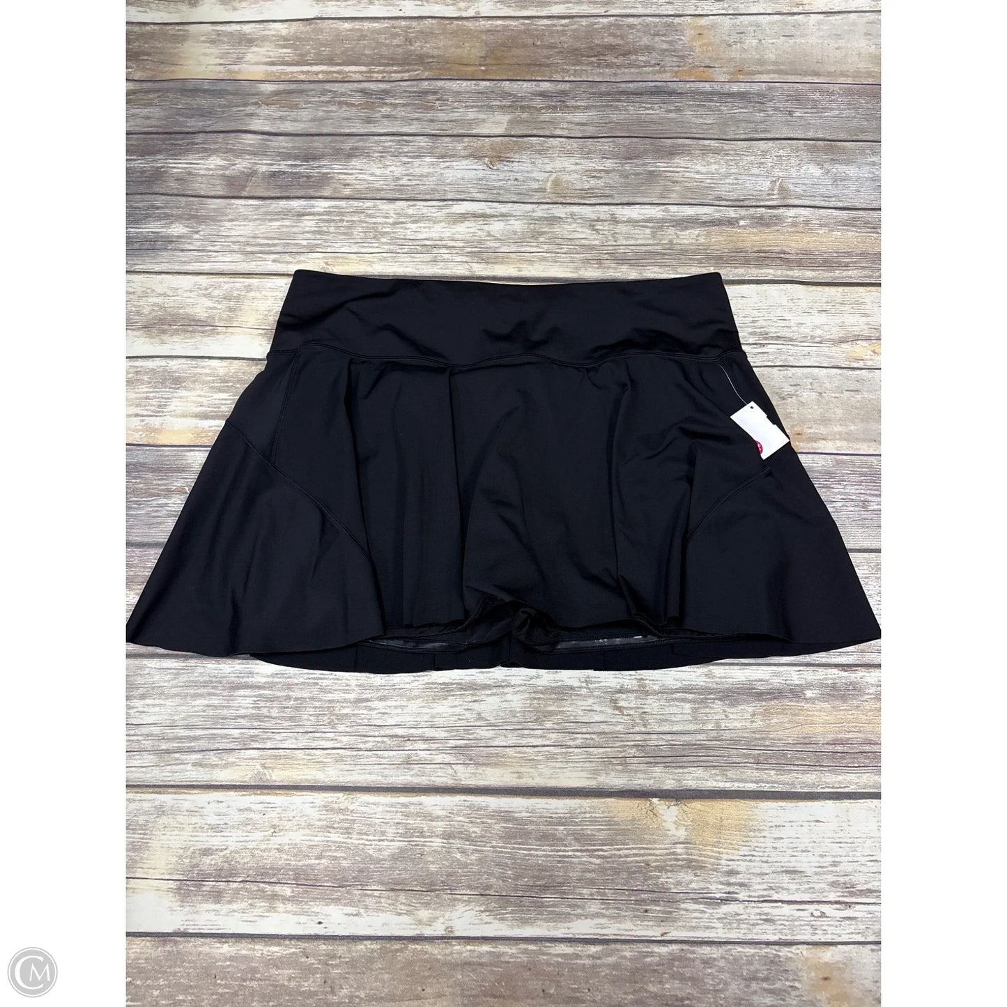 Athletic Skort By Athleta In Black, Size: 2x