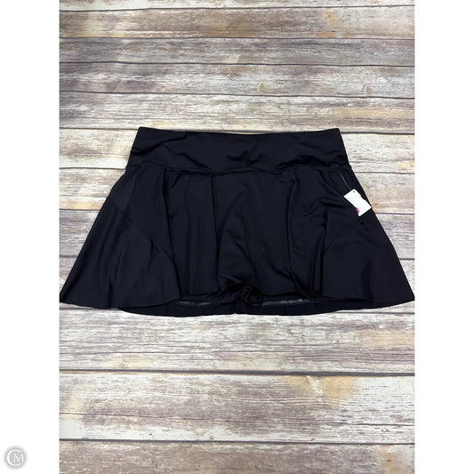 Athletic Skort By Athleta In Black, Size: 2x