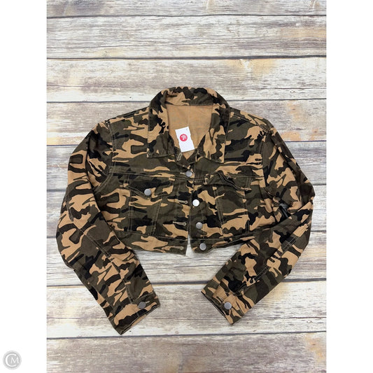 Jacket Denim By Shein In Camouflage Print, Size: S