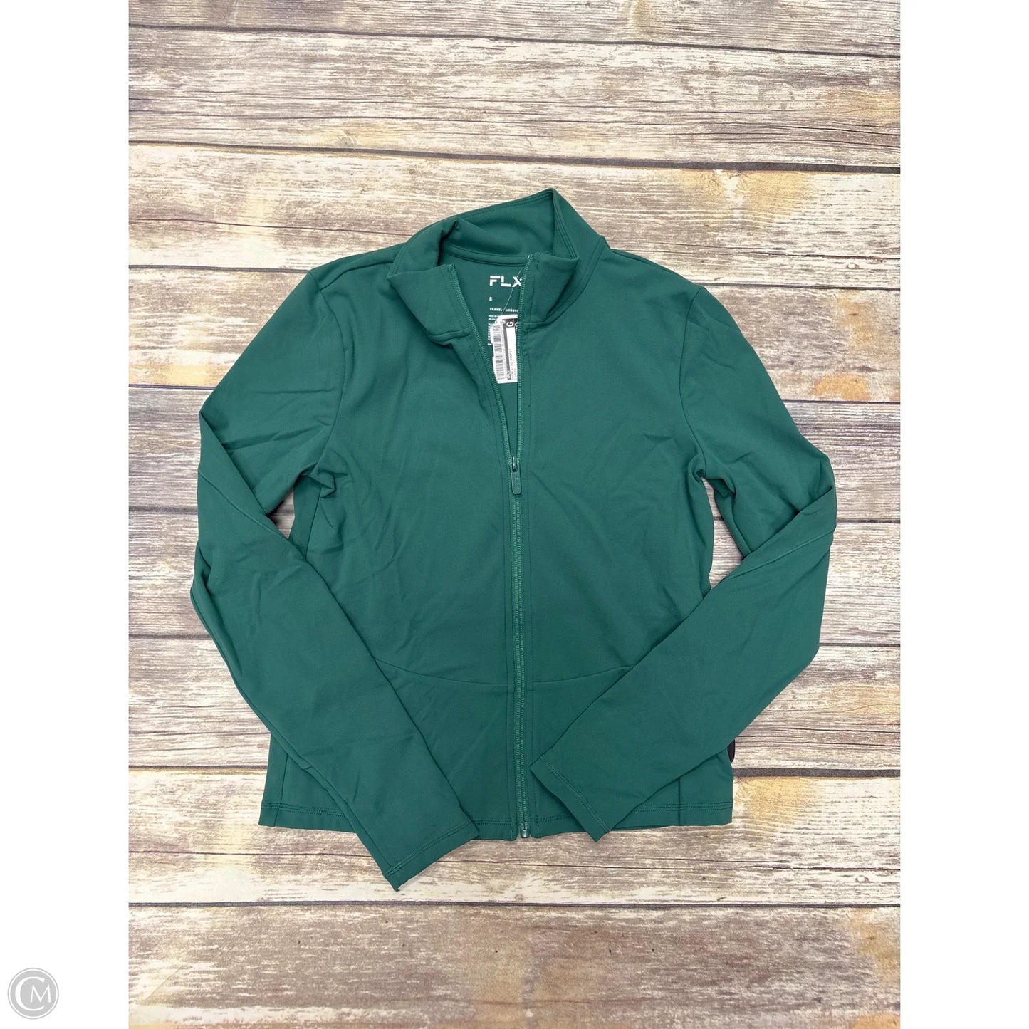 Athletic Jacket By Flx In Green, Size: S