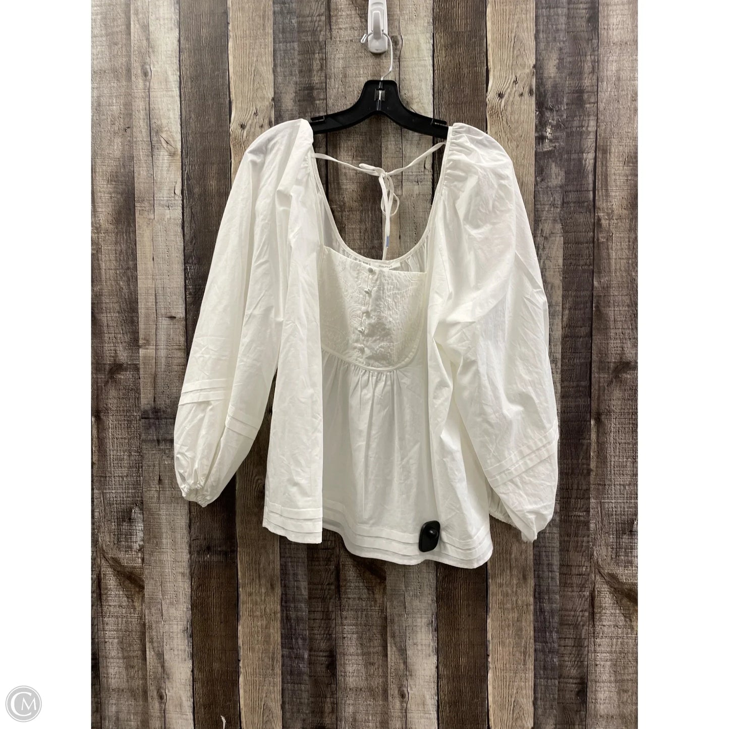 Top Long Sleeve By Maurices In White, Size: Xxl