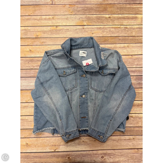 Jacket Denim By Ci Sono In Blue Denim, Size: S
