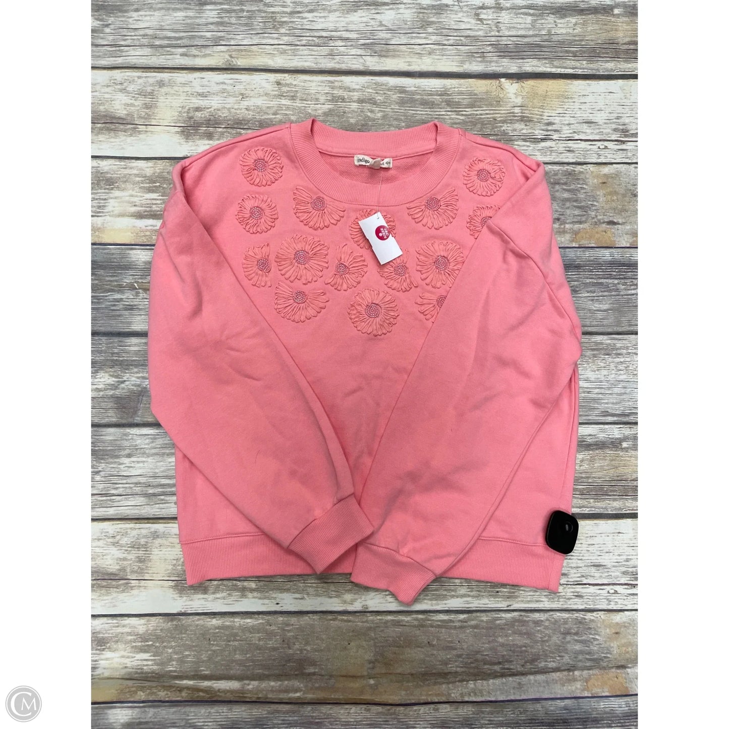 Sweatshirt Crewneck By Indigo Thread In Coral, Size: S