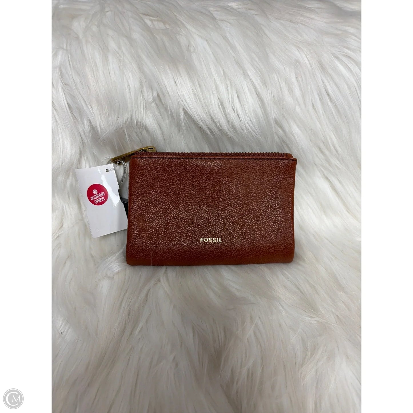 Wallet Leather By Fossil, Size: Small