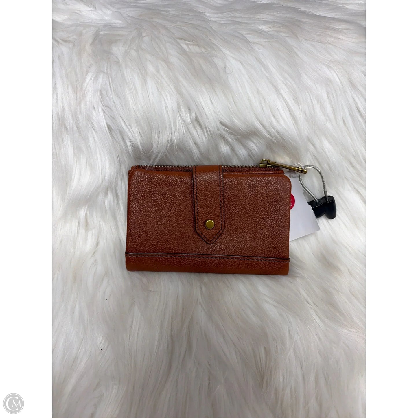 Wallet Leather By Fossil, Size: Small
