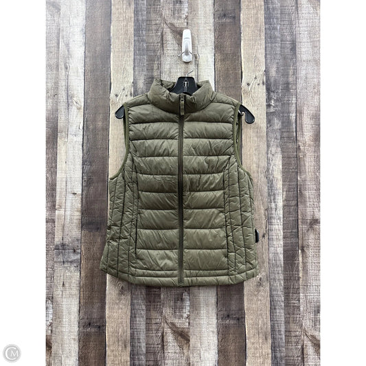 Vest Puffer & Quilted By Love Tree In Green, Size: L