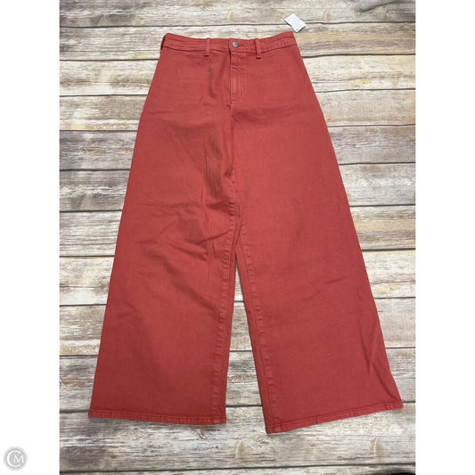 Jeans Wide Leg By Universal Thread In Orange, Size: 6