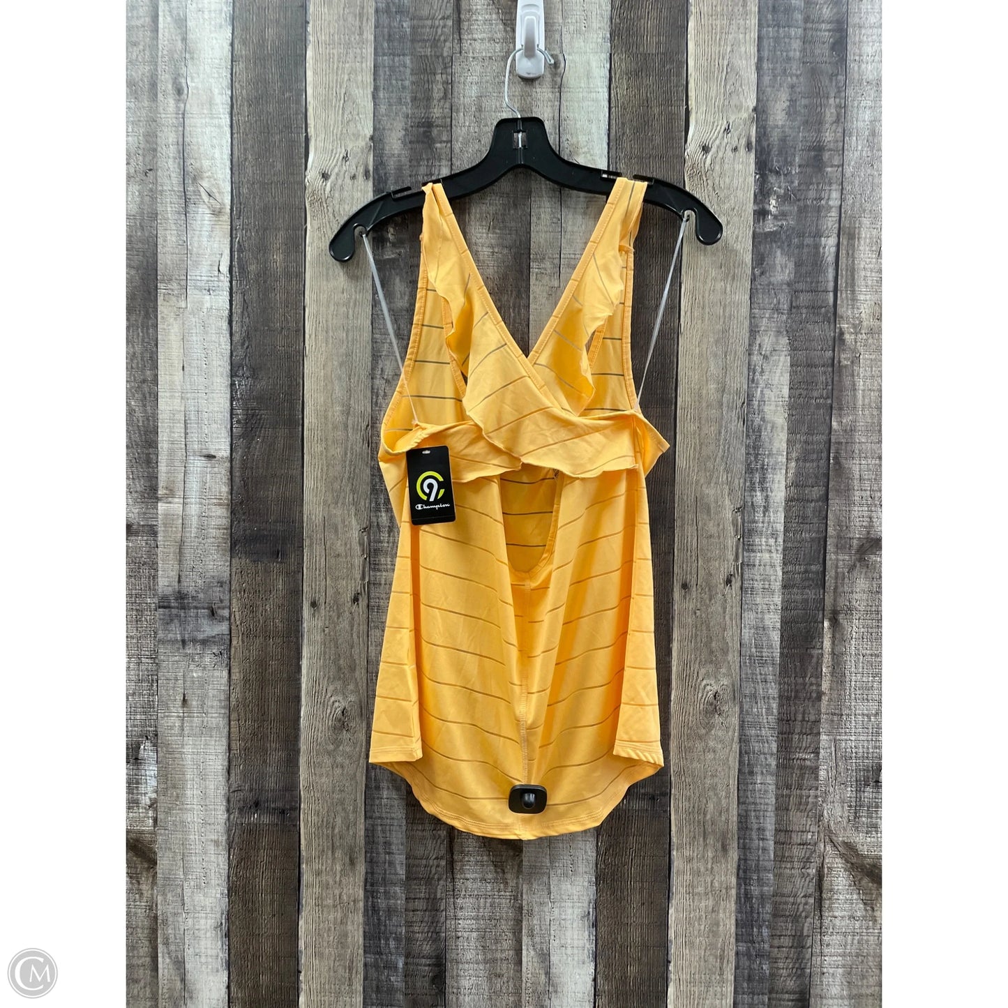 Athletic Tank Top By Champion In Orange, Size: M