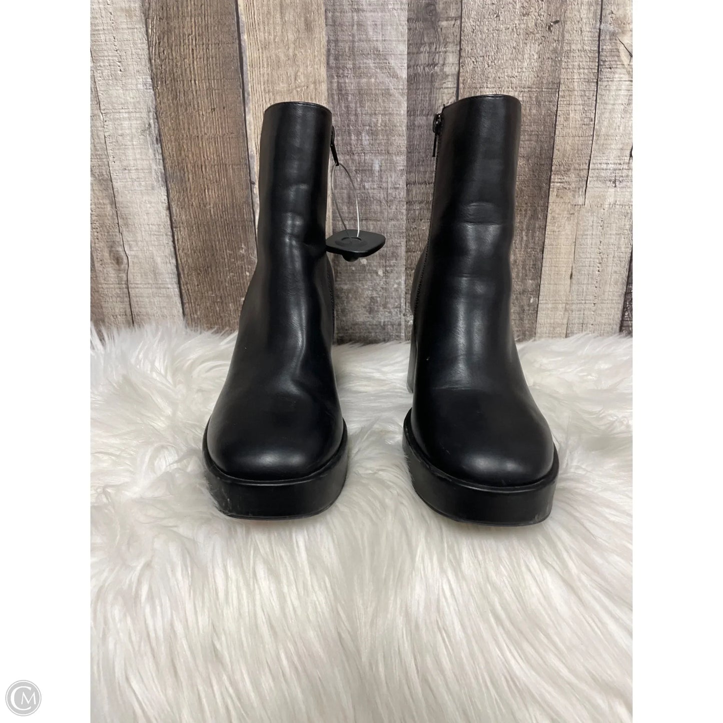 Boots Ankle Heels By Cushionaire In Black, Size: 7