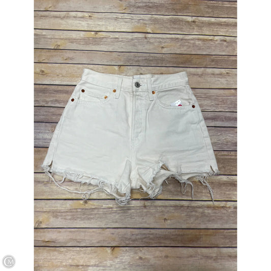 Shorts By Cme In Cream Denim, Size: 0