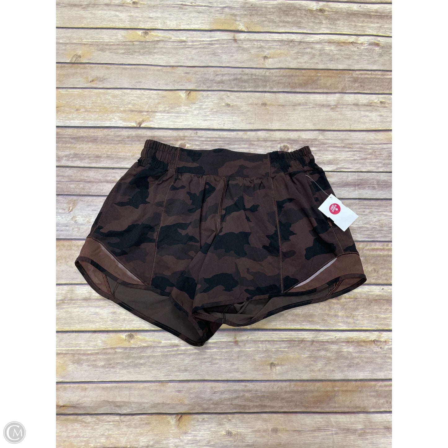 Athletic Shorts By Lululemon In Brown, Size: 6