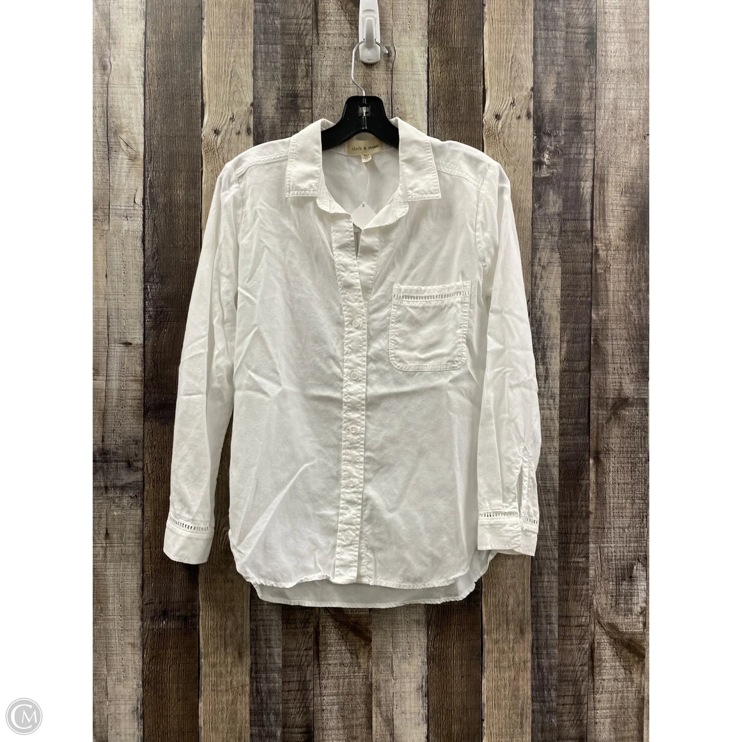 Top Long Sleeve By Cloth & Stone In White, Size: Xs