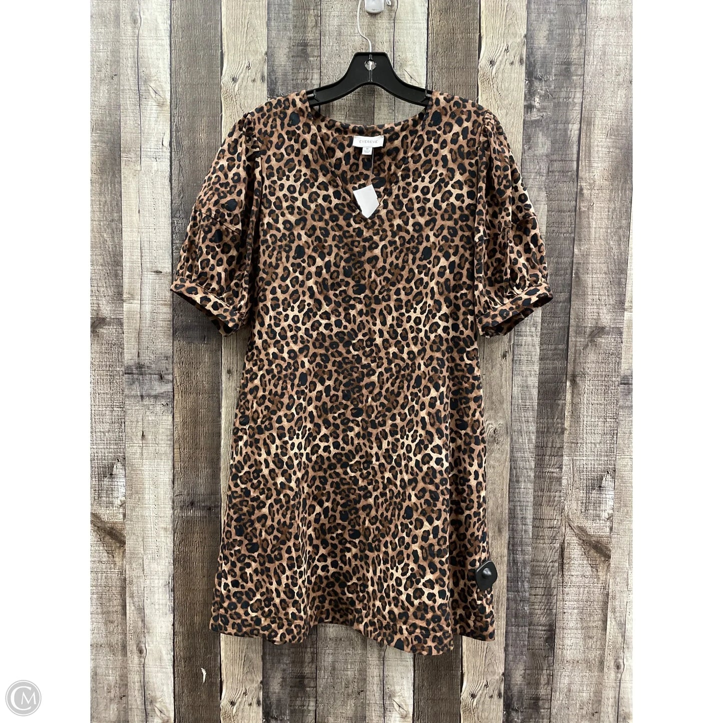Dress Casual Short By Evereve In Animal Print, Size: M