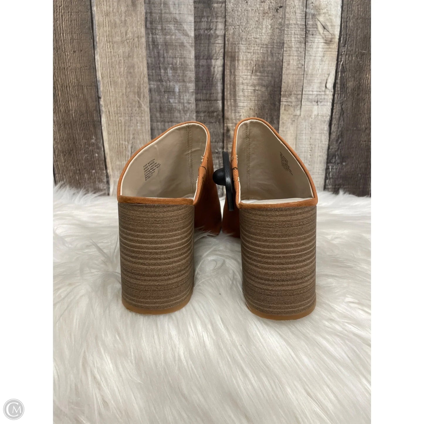 Sandals Heels Block By Kenneth Cole Reaction In Brown, Size: 9