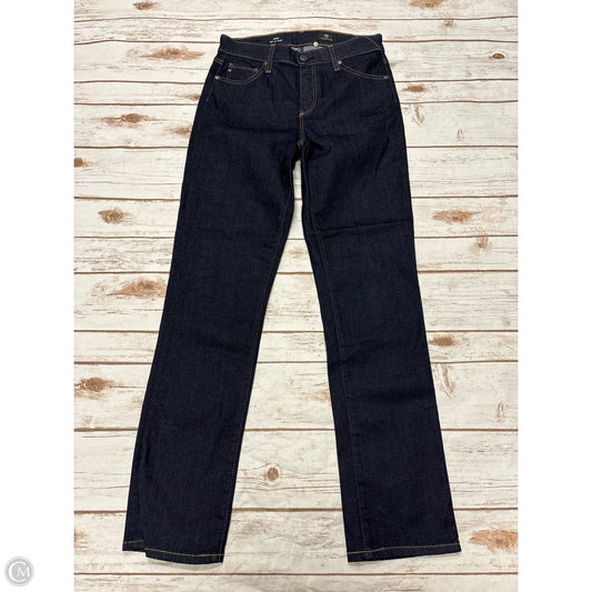 Jeans Straight By Adriano Goldschmied In Blue Denim, Size: 6