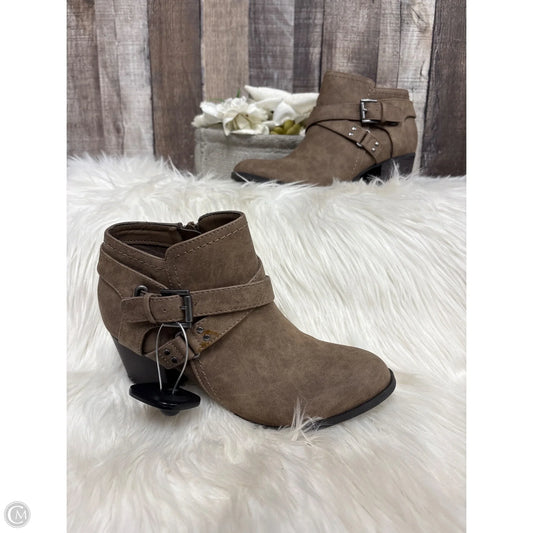 Boots Ankle Heels By Indigo Rd In Taupe, Size: 7.5