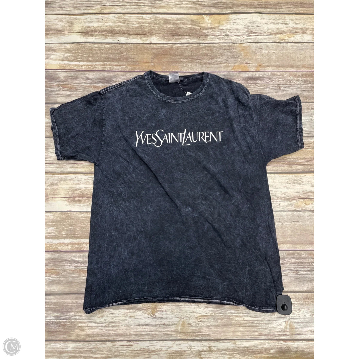Top Short Sleeve Basic By Cme In Black, Size: L
