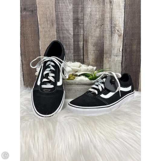 Shoes Sneakers By Vans In Black, Size: 8.5