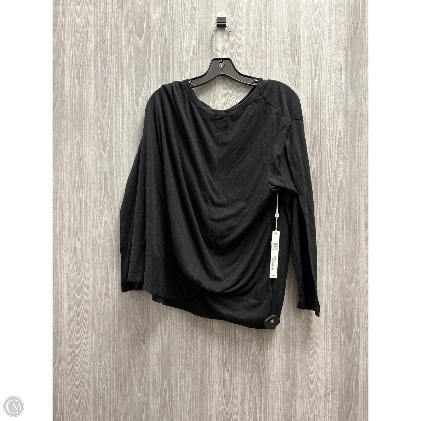 Top Long Sleeve Basic By Caslon In Black, Size: 2x